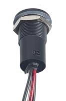 ixp5w02grxkh APEM IX Series Illuminated Illuminated Push Button Switch, Momentary, Panel Mount, 12mm Cutout, NC/NO, Green LED, 28V