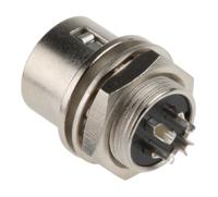 hr10a-7r-4s73 Hirose Circular Connector, 4 Contacts, Panel, Miniature Connector, Socket, Female, HR10 Series