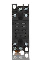 ptfz-08-e Omron Relay Socket for use with LY Series Bi-polar Relay 8 Pin, DIN Rail, 2000V