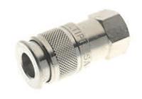 176-1936 RS PRO Nickel Plated Brass Female Quick Air Coupling, G 1/4 Female Threaded