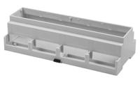 194-7573 RS PRO Open Top Enclosure Type, 212.1 x 90 x 58mm, Polycarbonate DIN Rail Enclosure