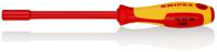 98-03-06 Knipex Hexagonal Nut Driver, 6 mm Tip, VDE/1000V, 125 mm Blade, 232 mm Overall