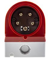 342 MENNEKES IP44 Red Wall Mount 3P + N + E 25 ° Industrial Power Plug, Rated At 16A, 400 V