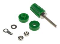 423-223 RS PRO 16A, Green Binding Post With Brass Contacts and Nickel Plated