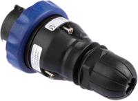 2191633 Scame IP66 Blue Cable Mount 2P + E Power Connector Plug ATEX, IECEx, Rated At 16A, 200 → 250 V