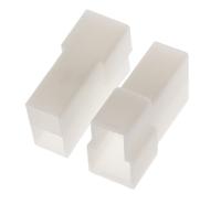 180908 TE Connectivity, FASTIN-FASTON .250 2 Way Glass Fibre Reinforced Nylon Crimp Terminal Housing, 6.35mm Tab Size, Natural