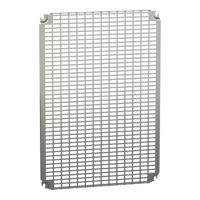 nsymr75 Schneider Electric Steel Perforated Mounting Plate, 645mm H, 451mm W, 15mm L for Use with Spacial CRN, Thalassa PLM