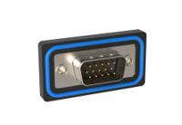 l17ehd15p30 Amphenol Communications Solutions EHD 15 Way Right Angle PCB Mount, Through Hole D-sub Connector Plug