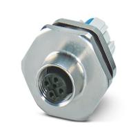 1139803 Phoenix Contact Circular Connector, 4 Contacts, Front, M12 Connector, Socket, Female, IP67, SACC Series