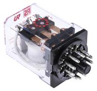 348-829 RS PRO Plug In Power Relay, 24V dc Coil, 10A Switching Current, 3PDT