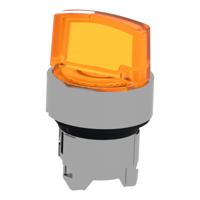 zb4bk1453 Schneider Electric Harmony XB4 Series 2 Position Selector Switch Head, 22mm Cutout, Orange Handle