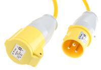 1666463 brennenstuhl 14m 1 Socket BS4343/EN60309 110V-16A Extension Lead, 110 V, IP44