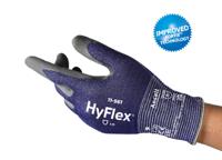 11561110 Ansell HyFlex 11-561 Blue Basalt, High Performance Polyethylene, Nylon, Polyester, Spandex Work Gloves, Size 11, Nitrile