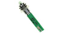 q6p1cxxg12e APEM Q6 Series Green Panel Mount Indicator, 12V dc, 6mm Mounting Hole Size, Faston, Solder Lug Termination, IP67