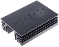 789-8567 RS PRO Heatsink, Universal Rectangular Alu, 1.25°C/W, 125 x 88 x 35mm
