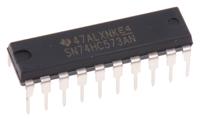 sn74hc573an Texas Instruments SN74HC573AN 8bit-Bit Latch, Transparent D Type, 3 State, 20-Pin PDIP