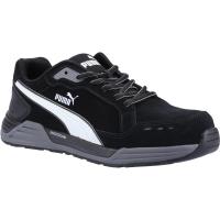 644650 Puma Safety 6446 Men's Black Toe Capped Safety Shoes, UK 10.5, EU 45