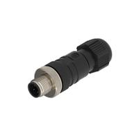 11585 Lumberg Automation Connector, 4 Contacts, M12 Connector, Plug, Male, IP65, IP67, RSC Series