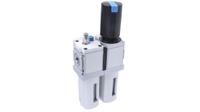 msb6-12-frc5j1m1 Festo G 1/2 FRL, Manual Drain, 40μm Filtration Size - With Pressure Gauge