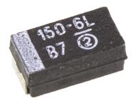 293d157x96r3c2te3 Vishay 150μF MnO2 Tantalum Capacitor 6.3V dc, 293D Series