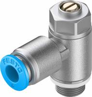 grlz-18-qs-6-d Festo GRLZ Series Tube Flow Regulator, 6mm Tube Inlet Port, 193158