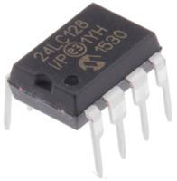 24lc128-ip Microchip 24LC128-I/P,  128 kB Serial EEPROM,  900 ns 8-Pin PDIP Serial-I2C
