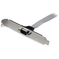 plate9m16 StarTech.com Female 10 Pin IDC to Male 9 Pin D-sub Serial Cable, 400mm