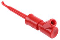 973501101 Hirschmann Test & Measurement Red Hook Clip with , 6A, 30 V ac, 60 V dc, 2mm Socket