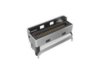 g97v25312hr Amphenol Communications Solutions Vertical Edge Connector, 74-Contacts, 0.6mm Pitch