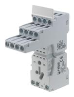 gs4-black Relpol 14 Pin 300V ac DIN Rail Relay Socket, for use with R4N Relay