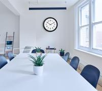 11255 Orium Black Analog Wall Clock, 55cm Diameter