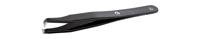 15arwcne0 ideal-tek 115 mm, Carbon Steel, Flat; Rounded, ESD Tweezers