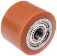 1552-cc LAG Orange Polyurethane Abrasion Resistant, High Load Capacity, Laceration Resistant, Non-Marking Trolley Wheel, 600kg