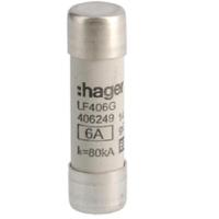 lf406g Hager 6A Cartridge Fuse, 14 x 51mm