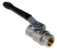 733-5170 RS PRO Brass Full Bore, 2 Way, Ball Valve, Threaded, BSPP 1/2in, 40 → 30bar Operating Pressure