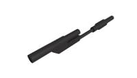 934212100 Hirschmann Test & Measurement 4 mm Test Probe Lead, 32A, 300V ac/dc, Black, 80mm Lead Length