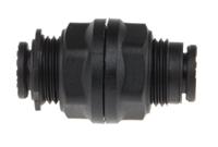 3116-06-00 Legris LF3000 Series Bulkhead Tube-to-Tube Adaptor, Push In 6 mm to Push In 6 mm, Tube-to-Tube Connection Style