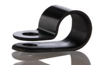 211-60003-h4p-pa66hs-bk HellermannTyton 8mm Black, Polyamide P Clip