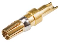 301-6884 RS PRO , Straight , Female Gold , Copper Alloy , Backplane Connector Contact