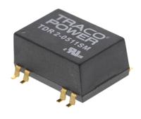 tdr-2-0511sm TRACOPOWER TDR 2SM DC-DC Converter, 5V dc/ 400mA Output, 4.5 → 9 V dc Input, 2W, Surface Mount, +85°C Max Temp