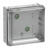 73331101 Spelsberg AK-F Series Grey Plastic Enclosure, IP65, IK08, Flanged, Transparent Lid, 315 x 300 x 147mm