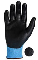 sky90 Skytec Trigata Blue Polyurethane Work Gloves, Size 9, Polyurethane Coating