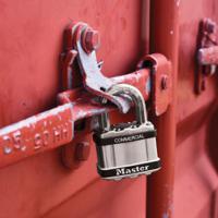 m1sts Master Lock Key Weatherproof Stainless Steel Padlock, 8mm Shackle, 44mm Body
