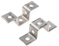 p-1047-ss Stainless Steel U Shape Bracket 3 Hole, 长137mm 适合41 x 41 mm槽架