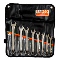 111z8t Bahco 111Z Series 8-Piece Spanner Set, 7/16 → 7/8 in, Vanadium Steel