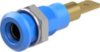 643040-23 Staubli Blue Socket Test Socket, Tab Termination, 25A, 30V ac, Gold Plating
