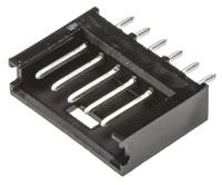 280372-1 TE Connectivity AMPMODU MOD II Series Straight Through Hole PCB Header, 6 Contact(s), 2.54 mm Pitch, 1 Row, Shrouded