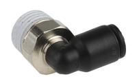 3109-06-13 Legris LF3000 Series Elbow Threaded Adaptor, R 1/4 Male to Push In 6 mm, Threaded-to-Tube Connection Style