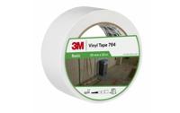 764 3M  White PVC 33m Lane Marking Tape, 0.13mm Thickness