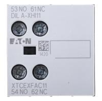 277946-dilm150-xhi11 Eaton Auxiliary Contact, 2 Contact, 1NC + 1NO, Front Mount
